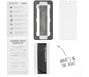 Accezz Glass Screenprotector + Applicator Samsung Galaxy A22 (5G)