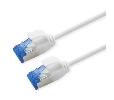 Roline Patchkabel Kat.6A (Class EA) S/FTP (PiMF) , LSOH, PoE, wit, 7 m