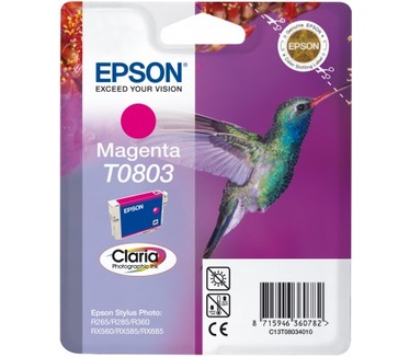Epson inktpatroon Magenta T0803 Claria Photographic Ink