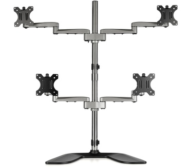 Startech.com Quad-Monitor Stand - Articulating - Steel & Aluminum