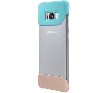 Samsung Galaxy S8 Plus 2Piece Cover - Groen/Roze