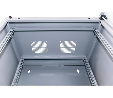 Intellinet 19" Double Section Wallmount Cabinet, 6U, 600mm depth, Flatpack, Grey