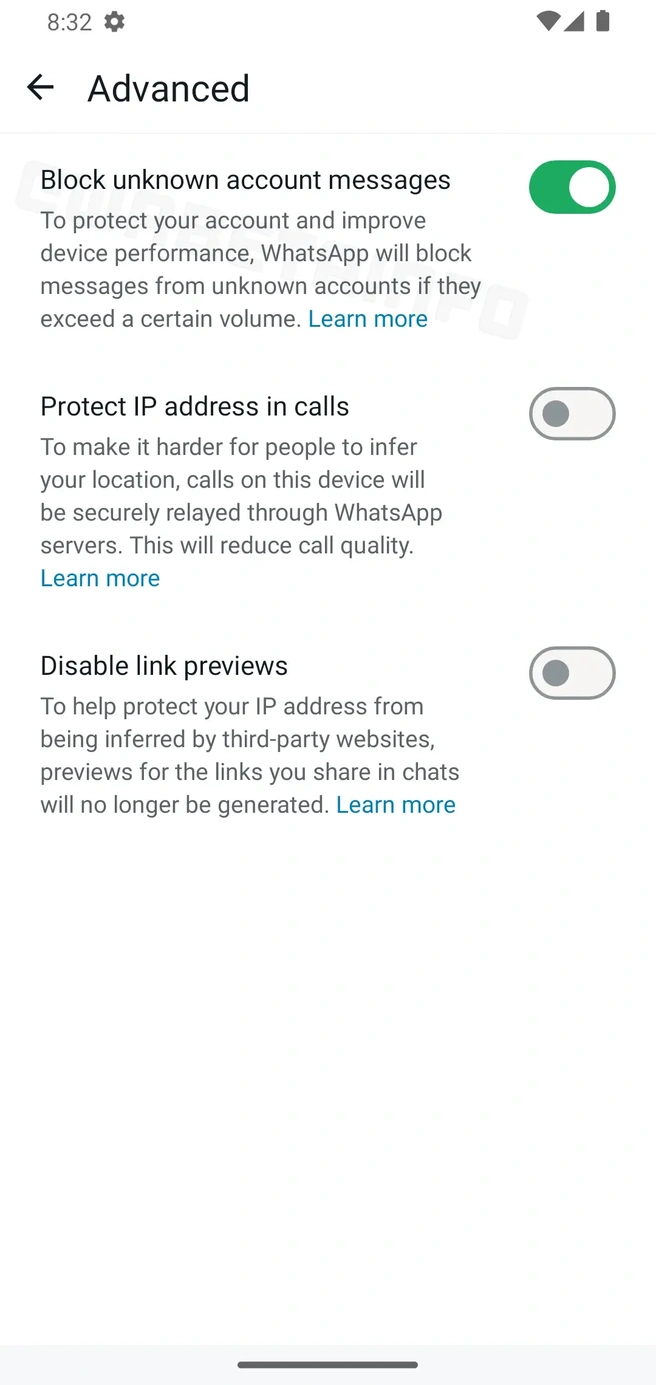 Screenshot met nieuwe filterfunctie in bètaversie WhatsApp voor Android. - Bron: WABetaInfo