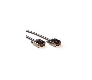 Intronics Ultra High Performance VGA aansluitkabel male-male met metalen kappen