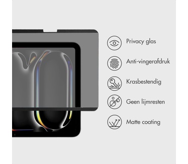 Accezz Magnetische Privacy screenprotector tablet