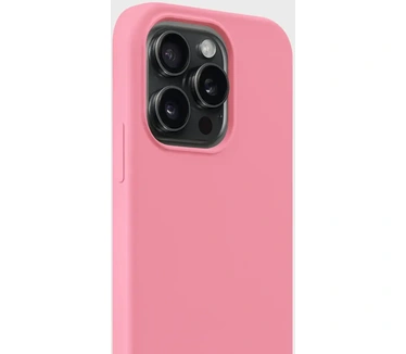 HoldIt Siliconen Back Cover Roze Apple iPhone 15 Pro (Apple iPhone 15 Plus) Rood