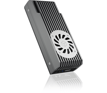 Icy Box External Type-C enclosure for M.2 NVMe SSD Zwart