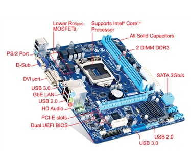 Gigabyte GA-H61M-USB3V