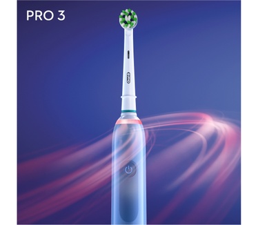 Oral-B Oral-B Pro 3 - 3770 - Blauwe Elektrische Tandenborstel Ontworpen Door Braun