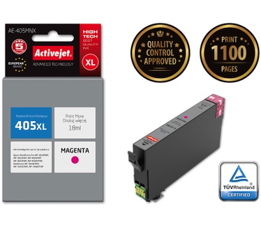 Activejet Activejet AE-405MNX inkt (vervangt Epson 405XL C13T05H34010; Supreme; 18ml; rood)