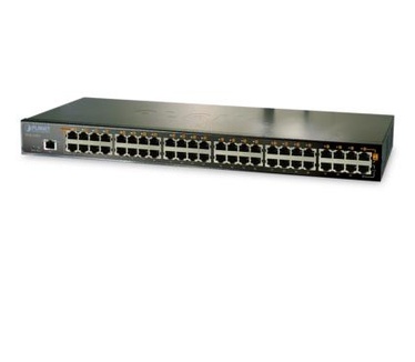 Planet POE-2400 24-poort Managed Fast Ethernet POE injector hub - 220W