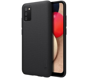 Nillkin Frosted Shield Hard Case - Samsung Galaxy A02s Zwart