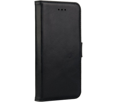 Rosso Deluxe Samsung Galaxy S9 Hoesje Echt Leer Book Case Zwart (Samsung Galaxy S9) Zwart