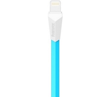 Remax Aliens Standaard USB naar Lightning Kabel - Blauw/Wit (1m)