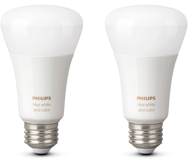 Philips Hue White and Color (E27, 25.000 uur, 806 lumen, Duo pack)