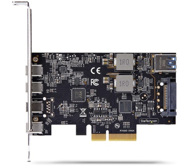 Startech.com 5-Port USB PCIe Kaart, USB 3.2 10Gbps, PCI Express Kaart met 4x USB-C Poorten, 1x USB-A Interne Poort, USB PCIe Controller Kaart, Windows/macOS/Linux