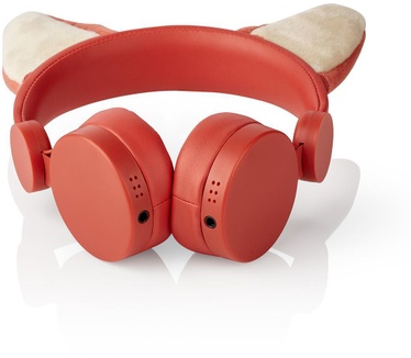Nedis Bedrade Koptelefoon | 1,2 m Ronde Kabel | On-Ear | Afneembare Magnetische Oren | Franky Fox | Oranje