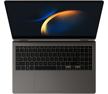 Samsung Galaxy Book3 360 (15.6", i7, 16GB, 512B SSD, Qwerty) Grafiet