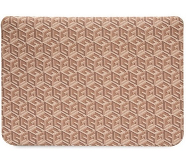 Guess G-Cube Sleeve voor o.a. Apple MacBook (16") - Bruin Bruin