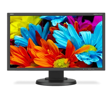 NEC E224WI-BK Zwart