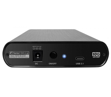 Fantec DB-ALU31 zwart 3,5 SATA USB 3.1 Typ-C (1973) Zwart