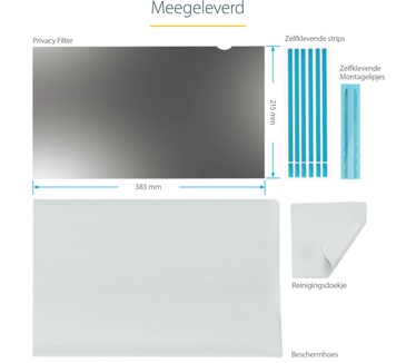 Startech.com 17.3-inch 16:9 Laptop Privacy Filter, Anti-Glans Privacyscherm met 51% Blauw Licht Reductie, Notebook Screen Protector met +/- 30 Grad. Kijkhoek, Mat/Glanzend