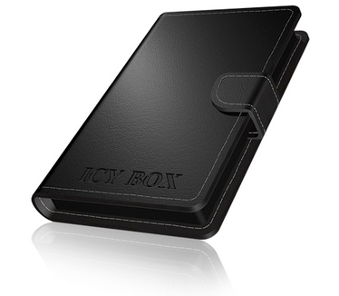 Raidsonic Icy Box IcyBox IB-255U3 Kunstleder Zwart