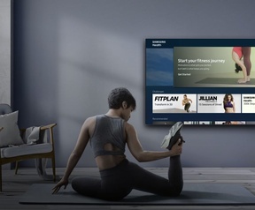 Samsung Health op tv