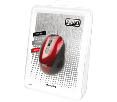Sweex USB Mouse rood