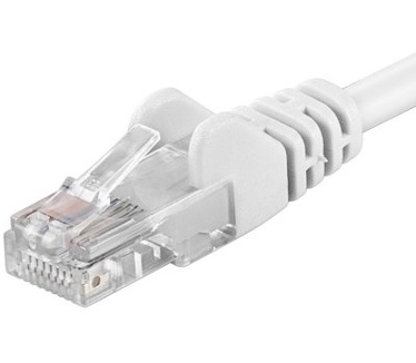 PremiumCord Patch kabel UTP Cat5e 1m bila