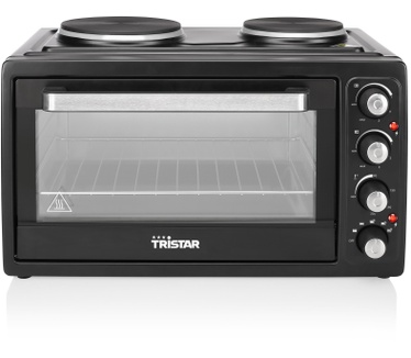 Tristar OV-1443 Convectie oven met 2 kookplaten
