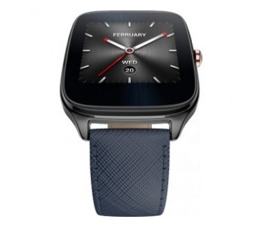 Asus Zenwatch 2 (leren band) Zwart (Beige, Blauw)