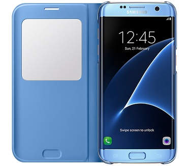 Samsung Galaxy S7 edge S-View Cover (Galaxy S7 edge) Blauw