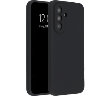 Accezz Liquid Silicone Backcover Samsung Galaxy A37 (5G) - Zwart