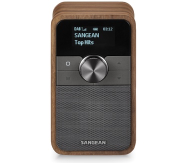 Sangean DDR-8 compacte houten DAB+ en FM radio met Bluetooth ontvangst, Vintage Walnut