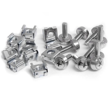 Startech.com 100 Stuks M5 Montageschroeven en Kooimoeren voor Serverrack