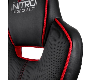 Nitro Concepts E200 Race Gaming Chair Zwart/Rood