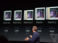 Presentatie iPad Air 2 en iPad mini 3