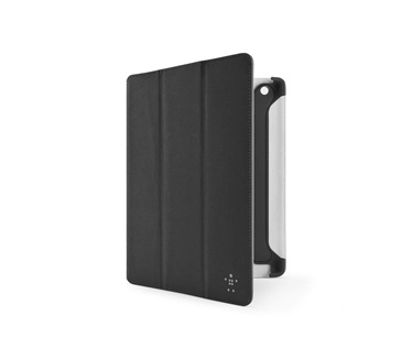Belkin Pro Colour Duo Tri-fold PU Kunstveloursleder Folio (Standfunktion, Magnet, Auto-wake Funktion) fÃŒr iPa