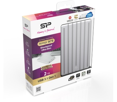 Silicon Power Armor A75 2TB Zilver