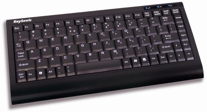 Clavier Compact Keysonic ACK-595U - USB QWERTY UK - Occasion