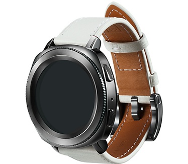 Samsung Gear Sport Lederen-Armband - Wit