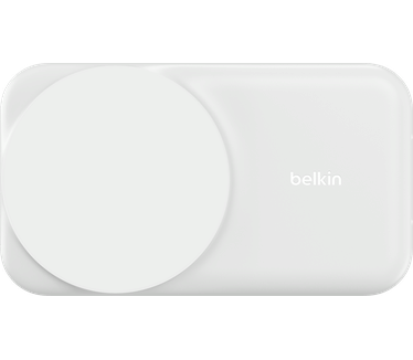 Belkin UltraCharge 2-in-1 Foldable Magnetic Charger, vierkant, Wit