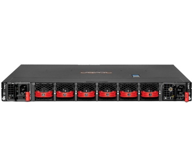 HPE Aruba 9300-32D 32p 100/200/400G QSFP-DD 2p 10G SFP+ Front-to-Back 6 Fans 2 AC PSU