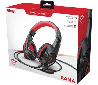 Trust GXT 404R Rana (Rood, Zwart)