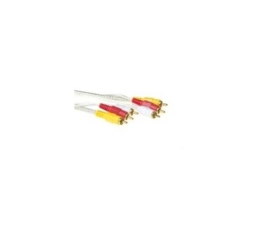 Intronics High quality AV aansluitkabel 3x Tulp male -3x Tulp male