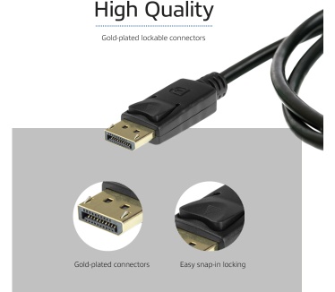 ACT ACT AK4071 DisplayPort 1.4 cable 8K, 1m Zwart