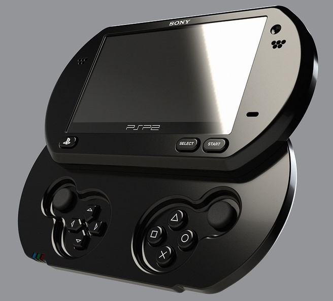 Onofficiële 'artist impression' van PSP2