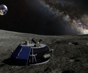MoonEx-lander & Rocket Lab-raket