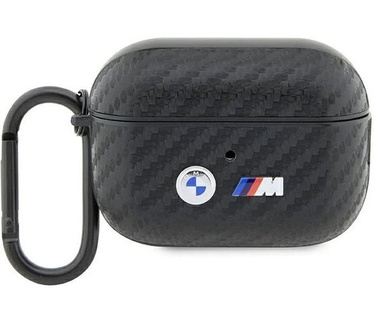 BMW M-Line Carbon Case voor Apple Airpods Pro (2e Gen) - Zwart
